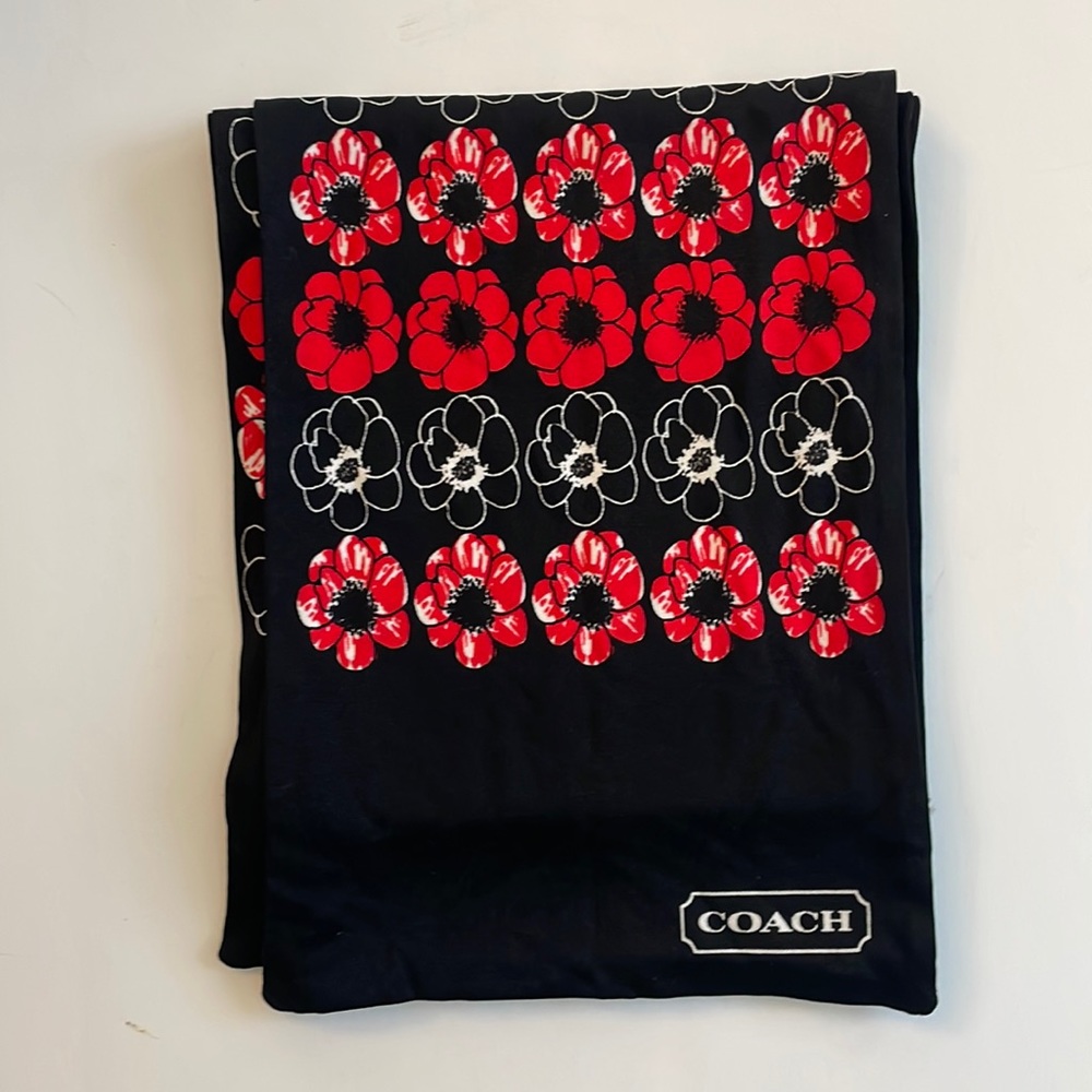 Coach Poppy Collection Scarf